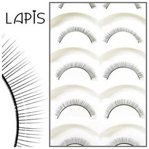 LAPIS 메이크업국가자격증 연습용/시험용 속눈썹 6mm 5쌍(5쌍 X 1쌍 2pcs)